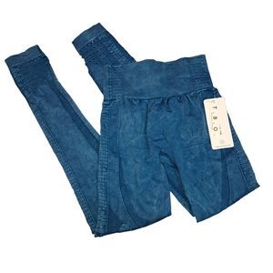 New The Beginning Of Blue Ride or Die Seamless Moto High Waist Leggings XS Small